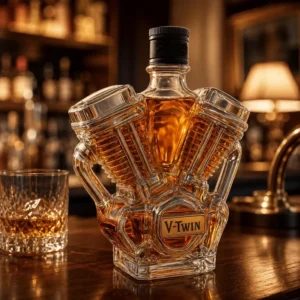 V-Twin Engine Whiskey Decanter
