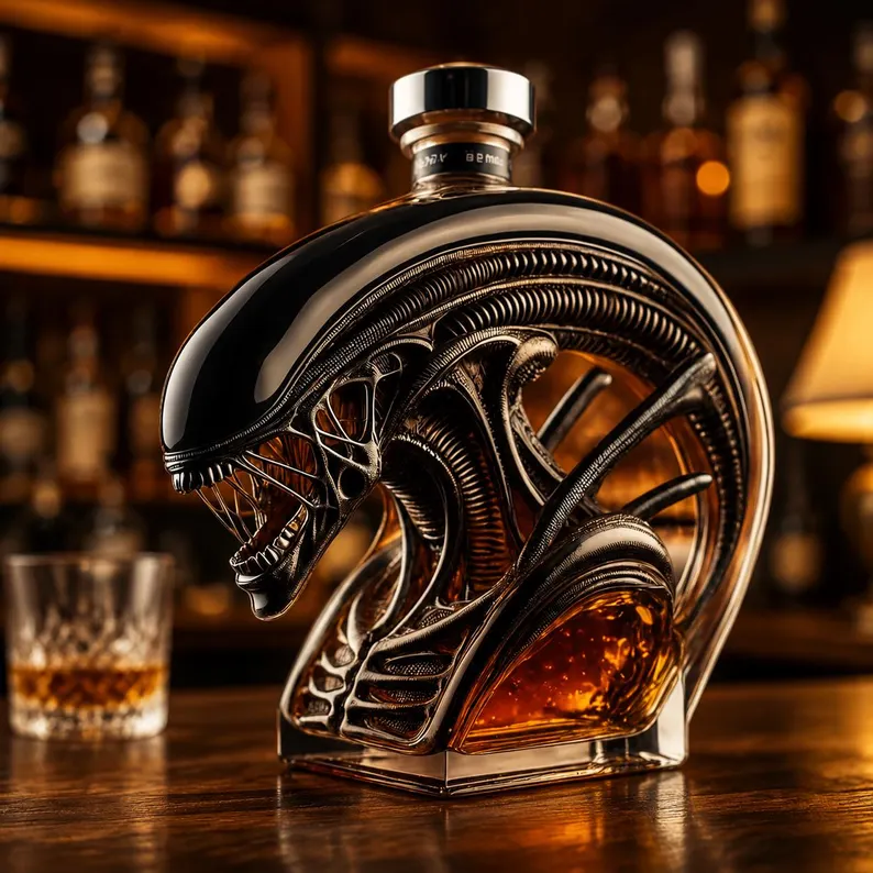 Alien Xenomorph Whiskey Decanter